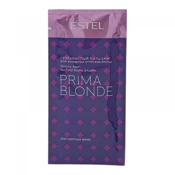 ESTEL PRIMA BLONDE PB/C/B10S Серебристый бальзам для холодных оттенков блонд 10мл 