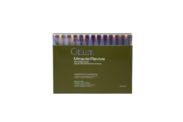 OTIUM ОТM.34 Сыворотка-вуаль для волос "Мгновенное восстановление" Miracle Revive 5*23мл