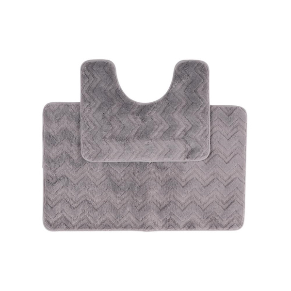 Набор ковриков для ванной 2 предмета 60*90см+60*45см