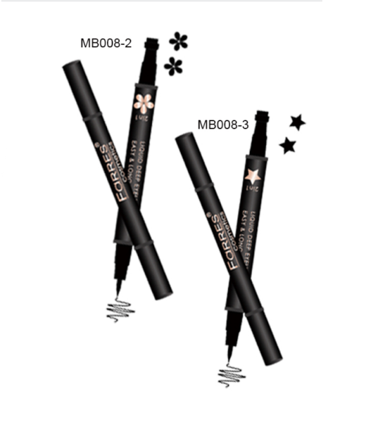 Подводка маркер + штампик цветок Farres "Eyeliner&Stamp"