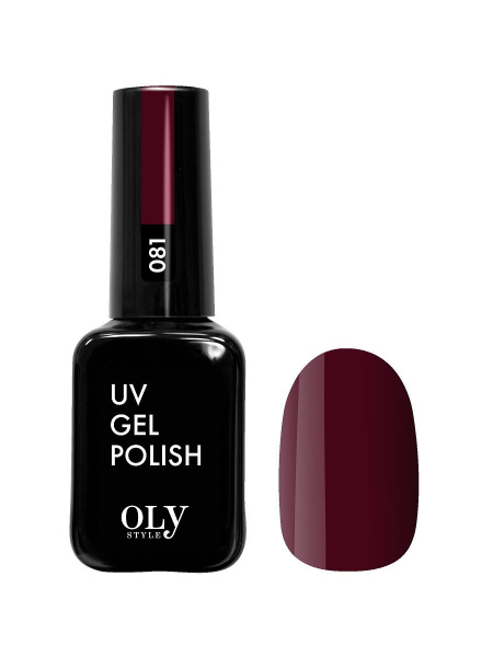 Shellac Olystyle 10мл т. 081 черешневый (У-3)