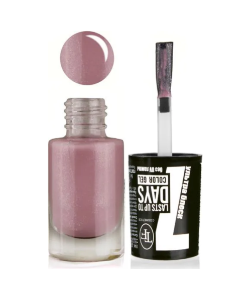 Лак для ногтей TF Color Gel 8мл т. 284 блестящий розовый У-6)