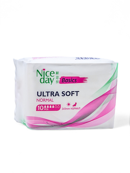 Прокладки Nice Day Basic Ultra 10шт 245мм дневные Soft Normal /NDE2-2/15212/