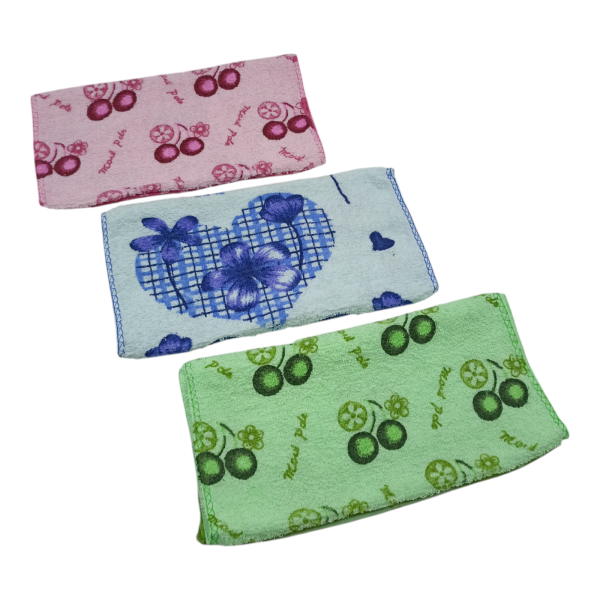 Полотенце кухонное 25*50см махровое Пестротканое