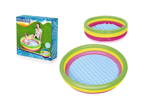 Бассейн надувной 102*25см с надувным дном Summer Set Bestway (У-8) /100397/107-075/51104/
