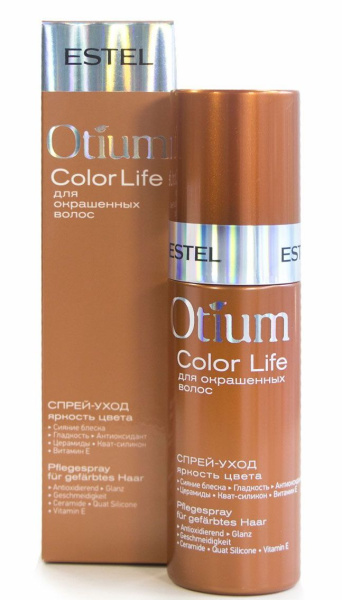 OTIUM COLOR LIFE ОТM.8 Спрей-уход для окрашенных волос "Яркость цвета" 100мл