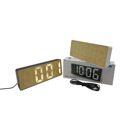 Часы настольные электронные 16*2,5*6,5см /GS5911/