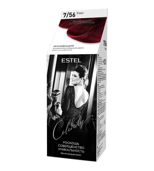 ESTEL CELEBRITY 7/56 бордо
