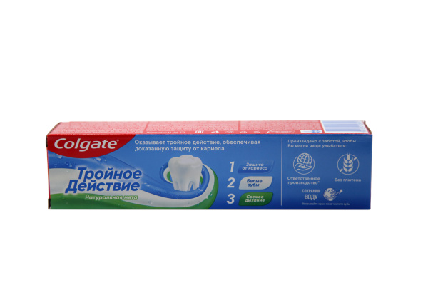 Зубная паста Colgate Тройное действие 100мл натуральная мята /040241/