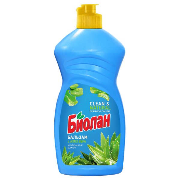 Средство для мытья посуды Биолан  450мл Бальзам Алоэ-вера /86953/1126-3/992-028/