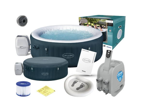 Бассейн-Спа 196*66см 908л круглый, аэромассаж /6001D/