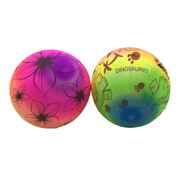 Мяч резиновый цветной d-220мм 