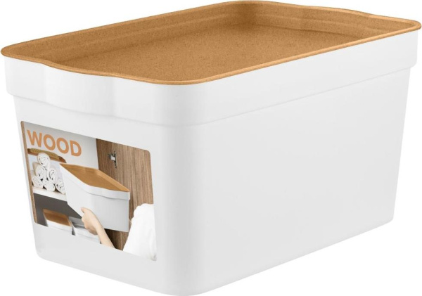 Ящик для хранения  2,3л 21,1*14,1*11см Keeplex Wood