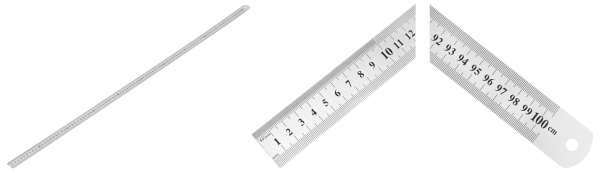 Линейка измерительная 1000мм алюминиевая 