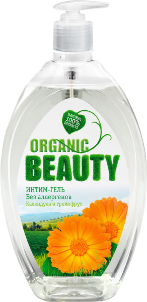 Гель для интимной гигиены Organic Beauty 500мл календула и грейфрут (У-8)