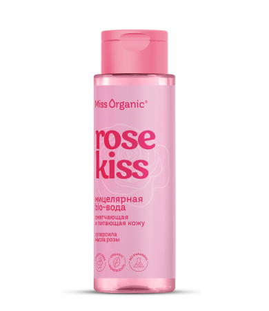 Мицеллярная био-вода Miss Organic 190мл ROSE KISS