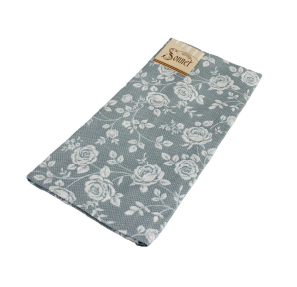 Скатерть 150*150см "Sonnet" Реверанс Серый дым