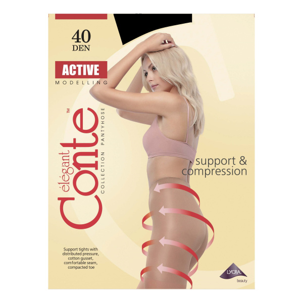 Колготки Conte Elegant Active 40 (nero 5)