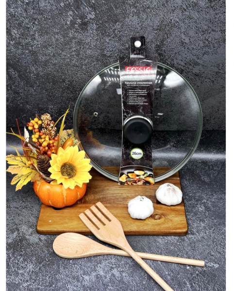 Крышка стеклянная d-26см Fessle /13207/ (У-10)