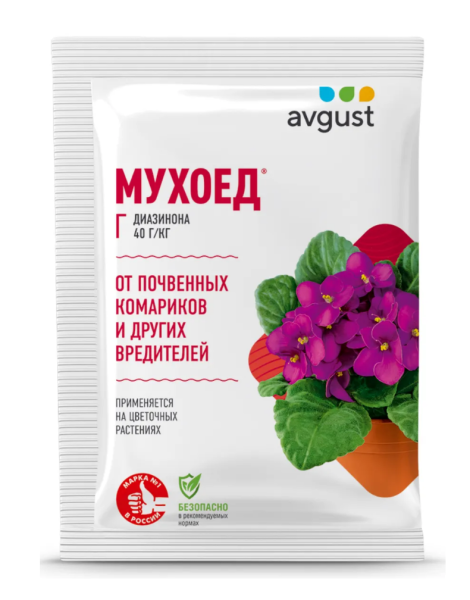Защита от вредителей Мухоед 10г от почвенных вредителей