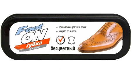 Губка для обуви Foot ON бесцветная