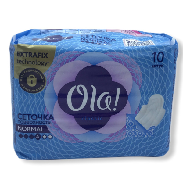 Прокладки OLA! Classic Wings Singles Normal Topdry 10шт (У-30) /89590/50127/