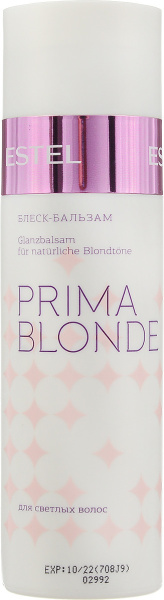 Estel PRIMA BLONDE PB.4 Блеск-бальзам для светлых волос 200мл (У-20)