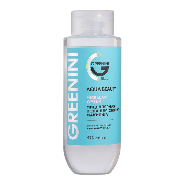 Мицеллярная вода Greenini 400мл Aqua Beauty (У-12)