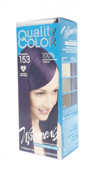 ESTEL ЦВЕТЕЛЬ Стойкая гель-краска 115мл №153 баклажан