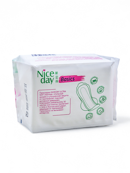 Прокладки Nice Day Basic Ultra 10шт 245мм дневные Soft Normal /NDE2-2/15212/