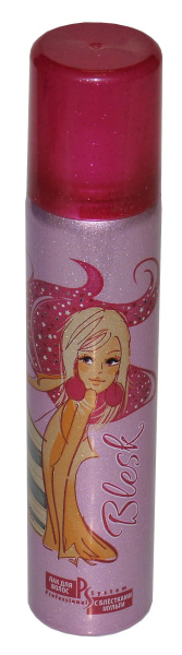 Лак для волос Blesk 75мл с блестками мульти (У-6)