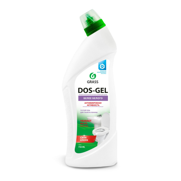 Чистящее средство для ванн и туалета Grass Dos Gel  750мл дезинфицирующий гель /219275/