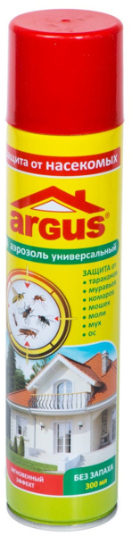 Аэрозоль от насекомых Argus 300мл универсальный (У-24)