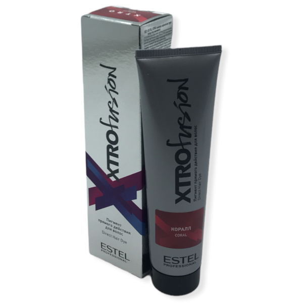 Professional Estel XTRO EX/FC100 Пигмент прямого действия для волос Коралл 100мл