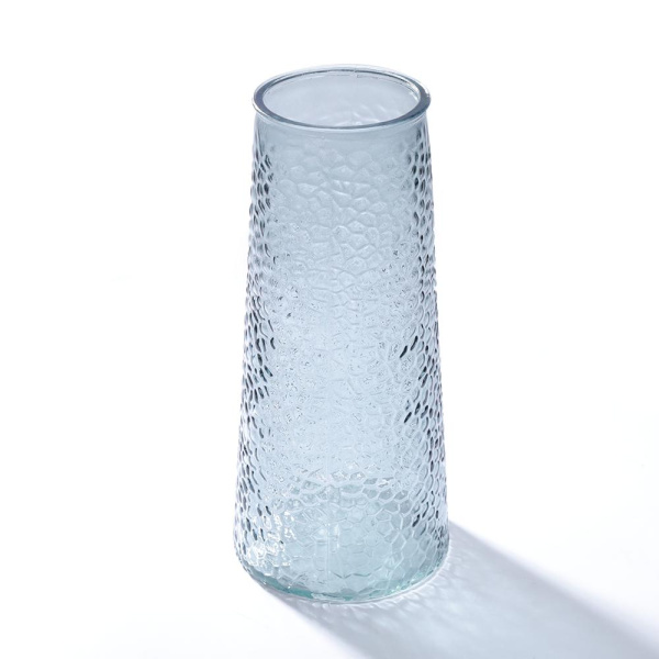 Ваза для цветов стеклянная 12,5*28см