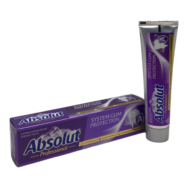Зубная паста Absolut 110мл PRO system защита десен, профилактика болезней и воспалений