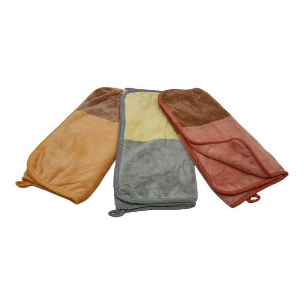 Набор кухонных полотенец  3шт 75*38см микрофибра Половинки