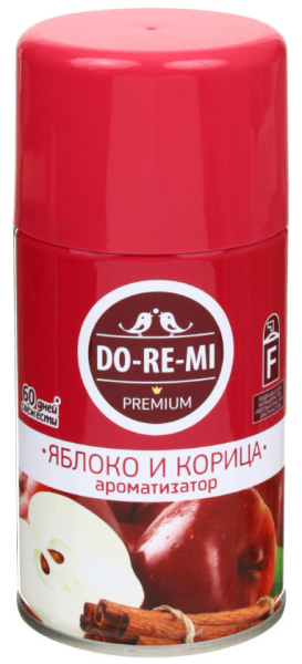 Освежитель воздуха До-ре-ми Премиум 250мл Яблоко Корица (У-12)