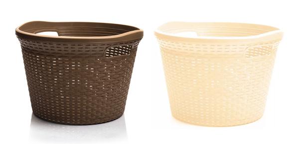 Корзина для белья 32л круглая Артлaйн