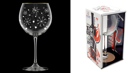 Фужер для вина 650мл "Снегопад" /306-Г34/ (У-9)