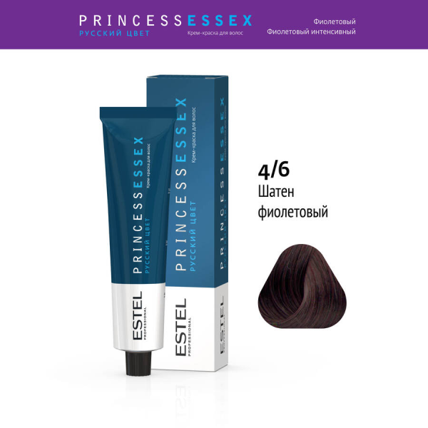 Professional ESSEX PRINCESS  4/6 шатен фиолетовый 60мл