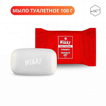 Мыло Wikky 100г Ромашка и липовый цвет (У-72)