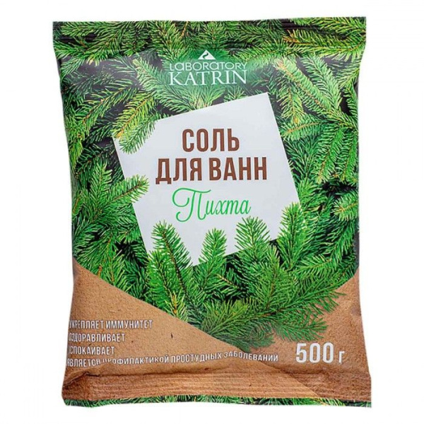 Соль для ванн 500г Пихта пакет