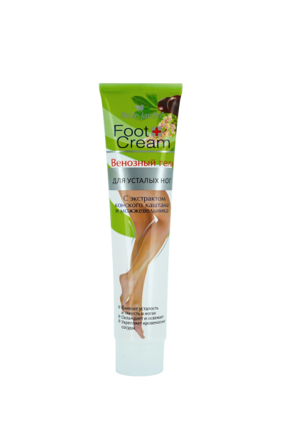 Гель венозный B.J.Foot cream 125мл для усталых ног с экстратами конского каштана и можжевельника