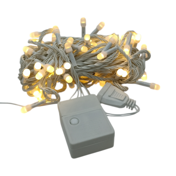 Гирлянда 80 ламп 9,0м шампань