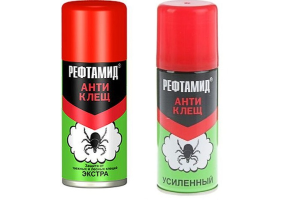 Аэрозоль Антиклещ Рефтамид 100мл Экстра (У-15) /45-103/