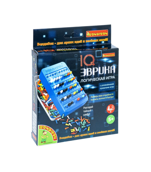 Игра логическая Bondibon "IQ-Эврика" премиум-издание
