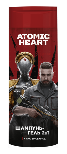 Шампунь-гель Atomic Heart мужской 400мл 2в 1 освежающий (У-6)