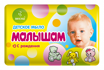 Мыло детское Весна Малышам 90г (У-72)