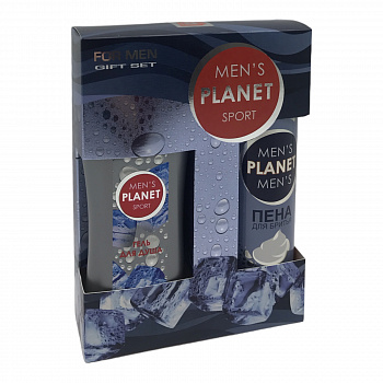 ПН муж. Men`s Planet Sport (гель для душа 250мл, пена для бритья 200мл) (У-7)